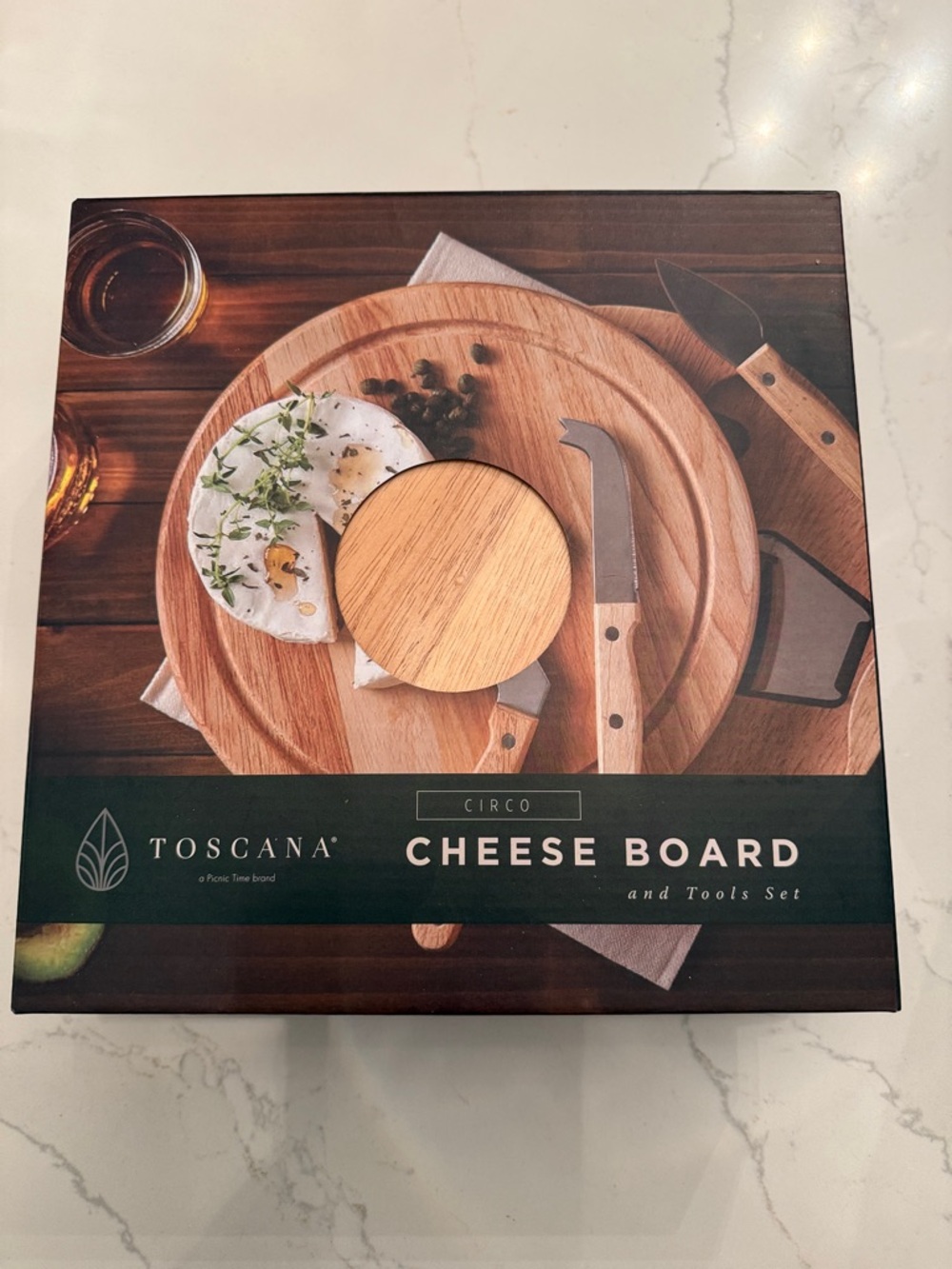 Circo Cheese Board and Tools Set - Natural Wood 
New, in box